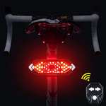 Luz Trasera LED con Intermitentes para Bicicletas y Patinetes Eléctricos. Impermeable, Carga USB 750mAh, 5 Modos Diferentes