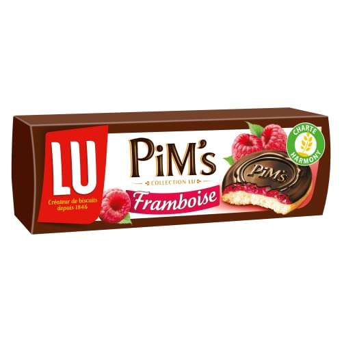 Lu Pim's Galletas Rellenas de Frambuesa y Chocolate, 150g