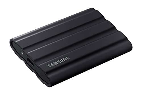 SAMSUNG T7 Shield SSD portátil 2 TB - USB 3.2 Gen.2 SSD Externo Negro