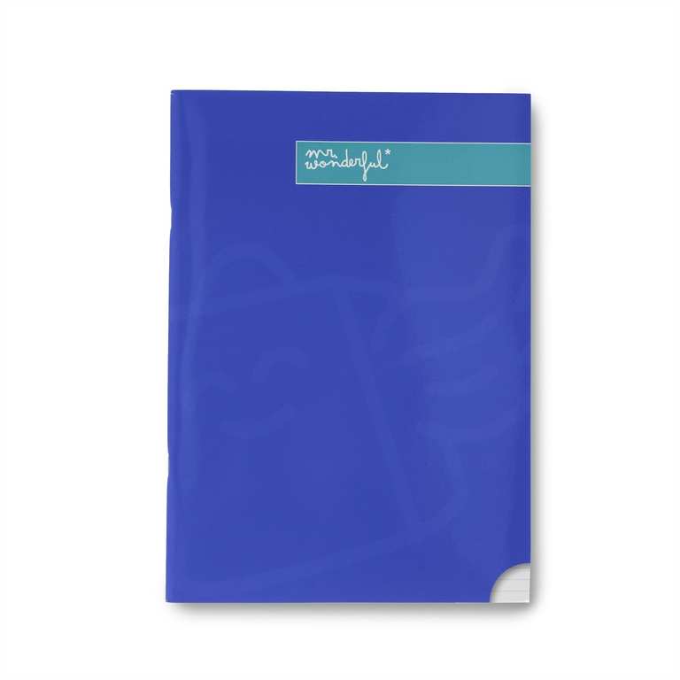 Imagen de Mr. Wonderful – Libreta A4 Azul –