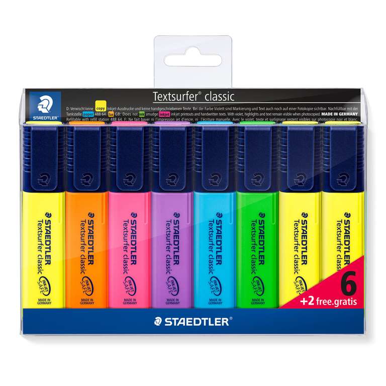 Pack de 8 marcadores fluorescentes STAEDTLER