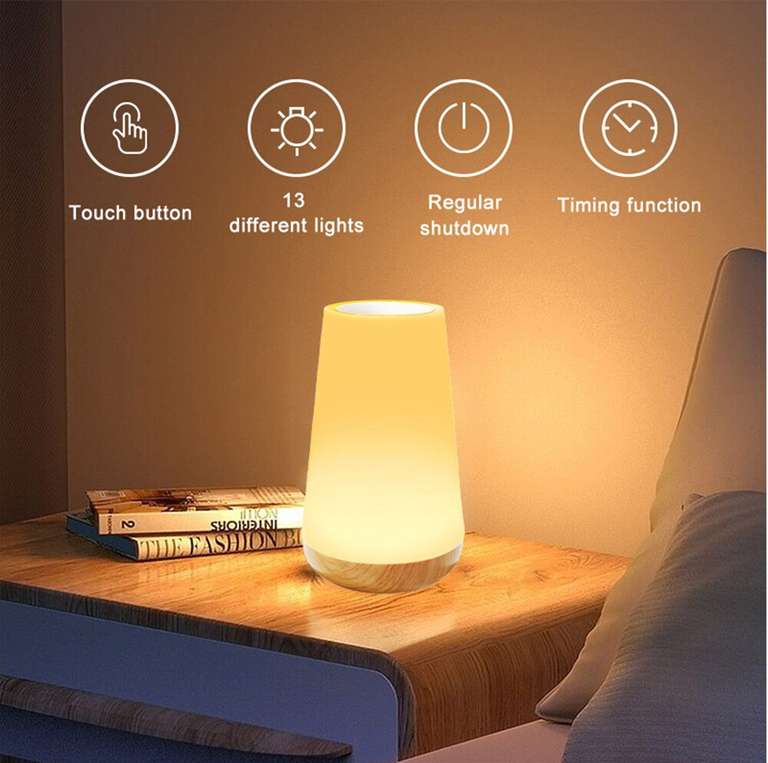 Lámpara de noche portátil con Control remoto.