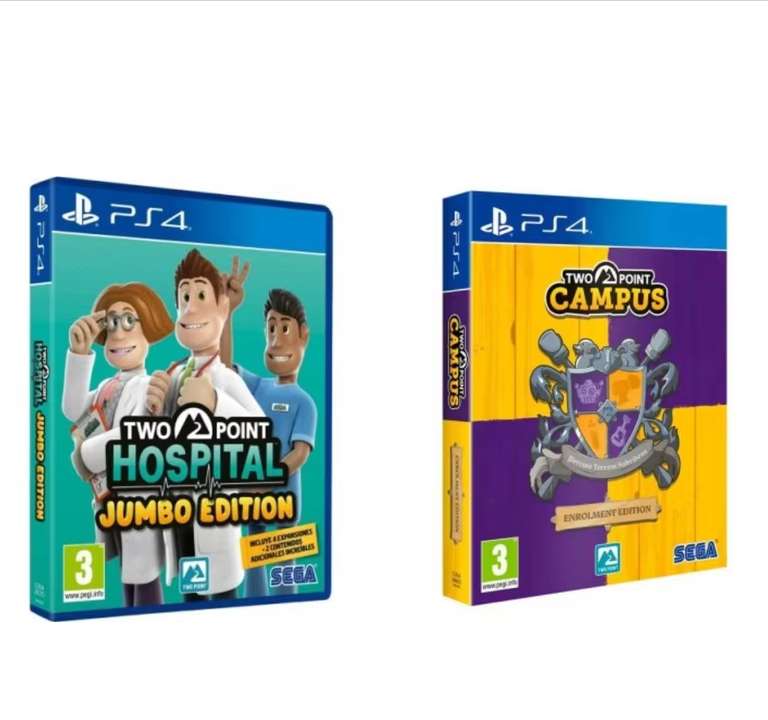 Two Point Hospital Jumbo Edition + Two Point Campus (PS4)