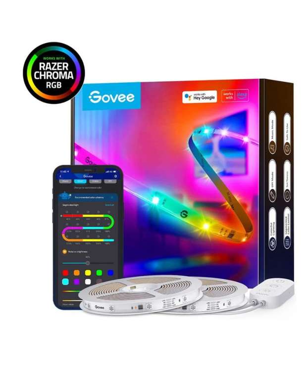 Govee H619C RGB Tira LED Smart WiFi + BT 10m