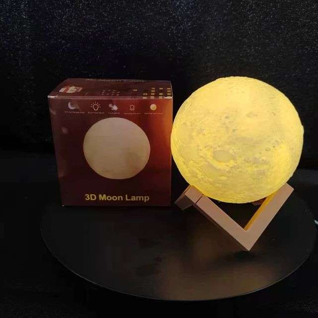 Lámpara 3D de Luna
