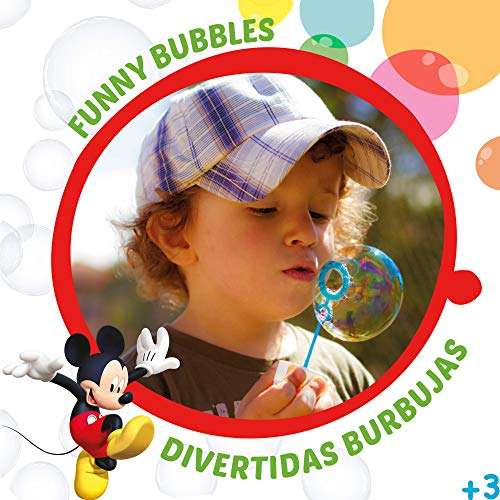 COLORBABY 22900 - Pack 36 pomperos, pompero Mickey Mouse, 60ml,