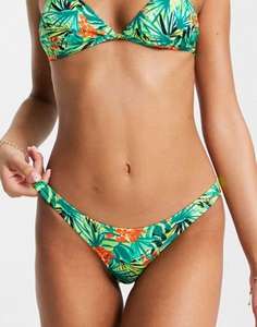 Braguitas de bikini verdes Neo Tropic de Superdry