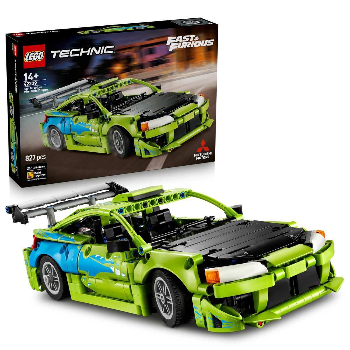 LEGO Technic Coche Mitsubishi Eclipse de Fast and Furious 42229