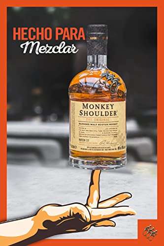 Monkey Shoulder Whisky escocés de malta mezclado, 70cl