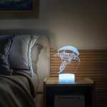 3D Lámpara de ilusión LED Touch lámpara de escritorio de mesa 16 colores, con mando a distancia