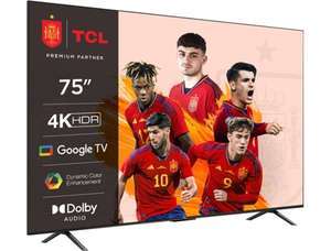 TV LED 189 cm (75") TCL 75P735, UHD 4K, Google TV, Dolby Vision, Dolby Atmos y Google Assistant