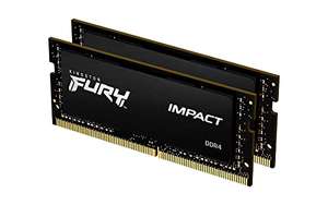 Kingston FURY Impact 16GB (2x8GB) 2666MHz DDR4 CL15 Memoria Portátil