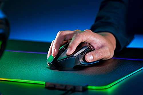 Razer Basilisk X HyperSpeed - Ratón Gaming inalámbrico(tecnología Razer HyperSpeed, sensor óptico avanzado 5G y 6 botones configurables