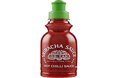 2 UNIDADES Go-Tan - Salsa Sriracha, Condimento de Chile Picante, 54% Chile Rojo, Sabor Picante - 215ml