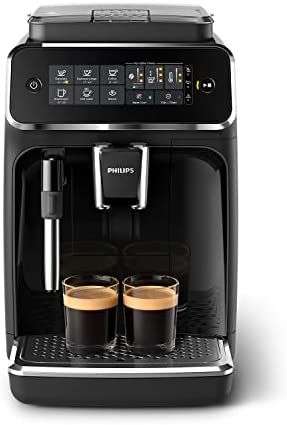 Philips Serie 3200 Cafetera Superautomática - Espumador de Leche Clásico, 4 Variedades de Café