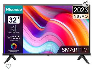 Hisense 32A4K Smart TV HD 32 Pulgadas, televisión con Modo Juego, Deportes IA, Sonido Dolby DTS HD, Alto Contrast (2023)