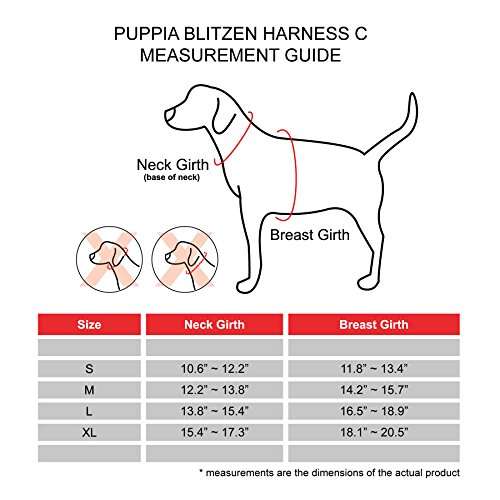 Arnés para Mascotas Puppia Blitzen - Color Rojo