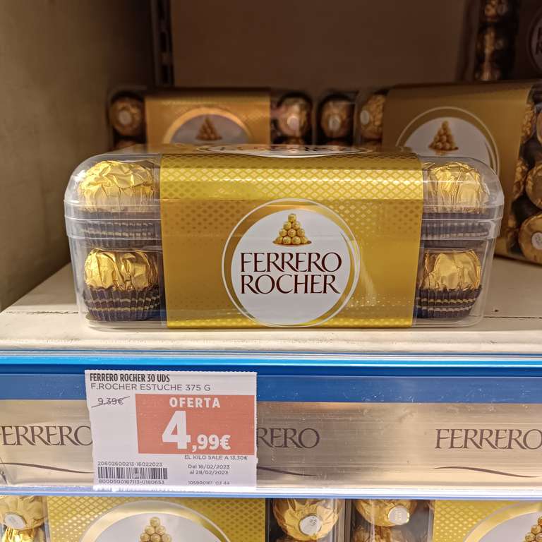Bombones Ferrero Rocher 30 uds (más en la descripción)