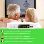 TDT FULL HD CON EUROCONECTOR Y MEDIA PLAYER con mando sencillo para personas mayores DIGIQUEST XJ | Nuevo usuario <18€