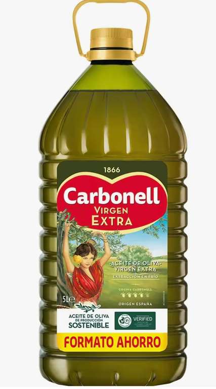 Garrafa aceite de oliva virgen extra Carbonell 5litros