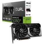Tarjeta Gráfica ASUS DUAL GeForce RTX 5060 Ti OC Edition 8GB GDDR7 Reflex 2 RTX AI DLSS4