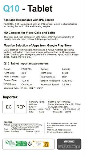 Tablet 10 Pulgadas Android 11