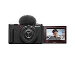 Sony ZV-1F Cámara Digital, para Vlogs, con Pantalla Multiángulo, Vídeo 4K