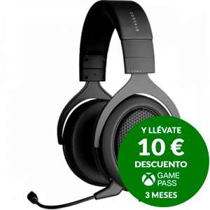 Corsair HS70 - Cable 3,5 mm PC-PS4-PS5-SWITCH-XBOX - Bluetooth PC-ANDROID-IOS - USB Tipo C