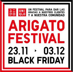 UNIQLO - FESTIVAL ARIGATO (viaje a Japón) y BLACK FRIDAY (ofertas especiales, regalos, concursos y más) (Actualizado 10:00)