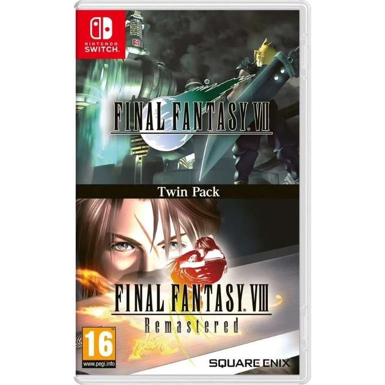 Juego para Nintendo Switch Final Fantasy VII & Final Fantasy VIII Remastered Twin Pack (sin utilizar cupones)