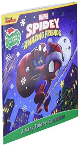 A Very Spidey Christmas (Marvel Spidey and His Amazing Friends) Tapa blanda - Libro de pegatinas