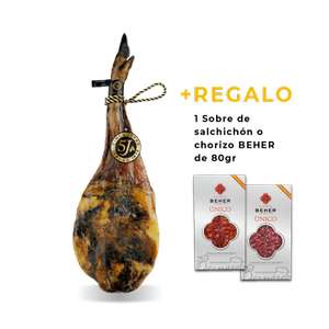 Paleta de Bellota 100% Ibérica 5 JOTAS 4/4,5Kg + chorizo o salchichón ibérico de regalo