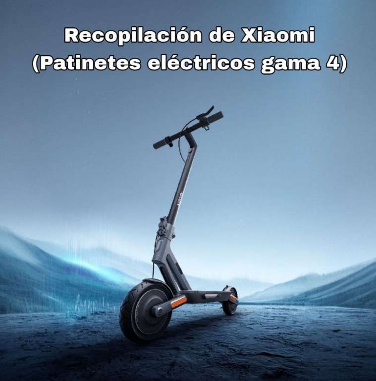Xiaomi Electric Scooter 4 Ultra - Recopilación de Patinetes Eléctricos Xiaomi Gama 4 en la Descripción