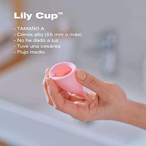 Intimina - Lily Cup, talla A: La Mejor Copa Menstrual Fina para tus Reglas que Podrás Usar durante hasta 8 Horas