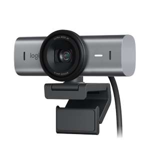 Webcam - Logitech MX Brio, Ultra HD 4K, Corrección iluminación auto., Autoencuadre, Micrófonos/reducción ruido, Tapa privacidad (TB AMAZON)