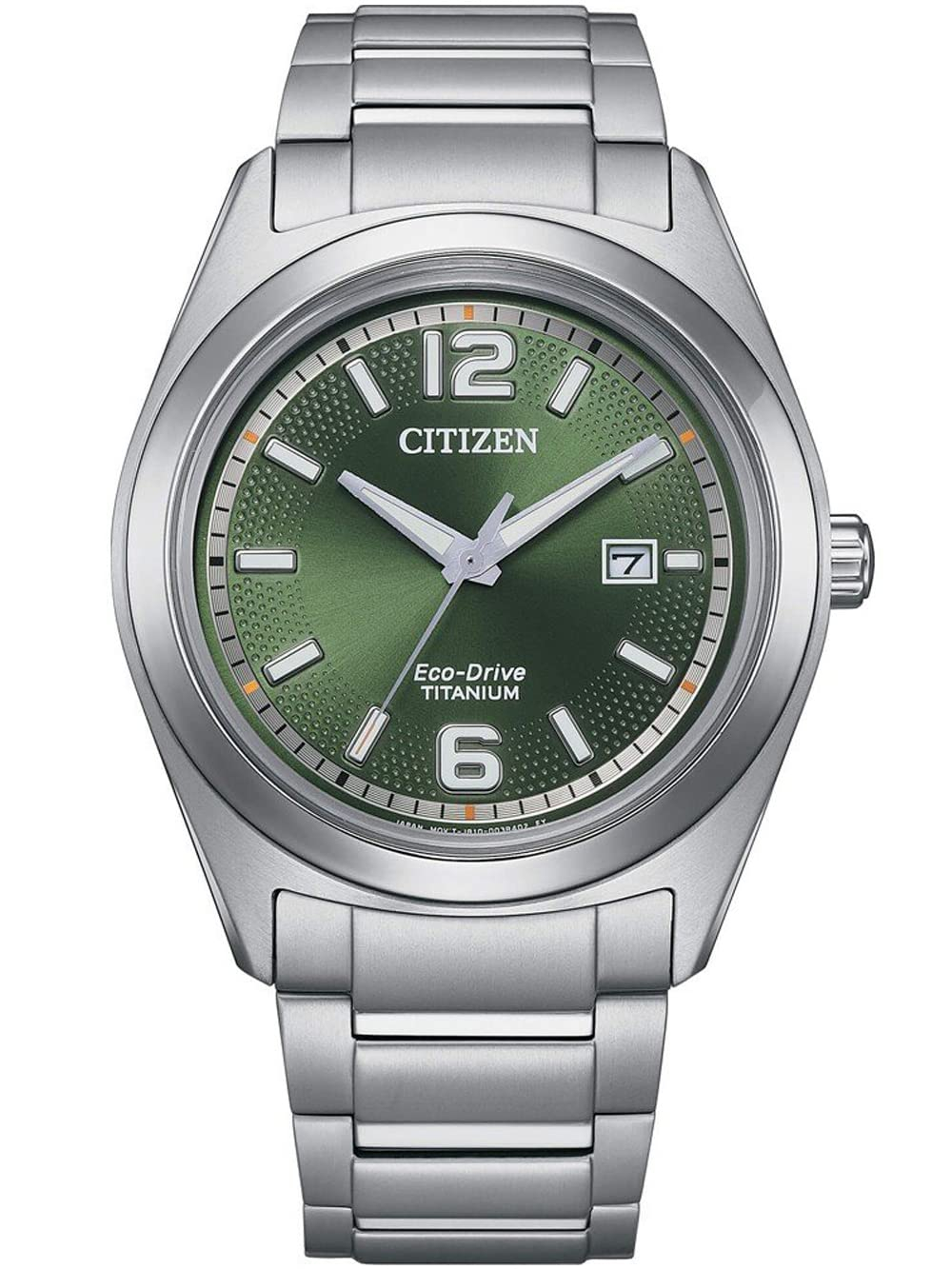 Citizen TITANIO SOLAR reloj verde 41 mm