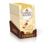 Pack de 8 tabletas de Ferrero Rocher 90gr en diferentes variedades (Hazelnut white, Original, Dark y Raffaello) por 13.5€ y envío gratuito