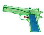 2 Pistolas de Agua de plástico, Verde y Naranja