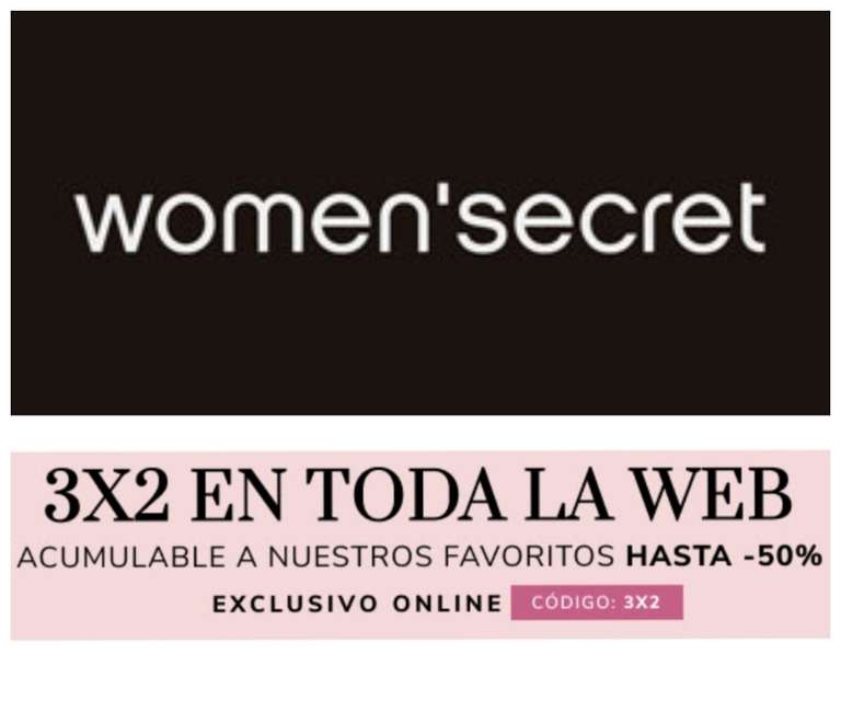 3x2 en TODO en Women'secret