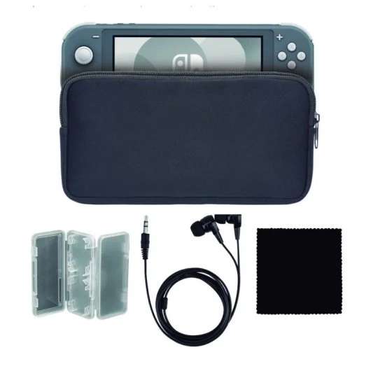 Starter Pack Accesorios Nintendo Switch Lite (funda + auriculares + protector + estuche para juegos)