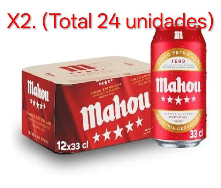 Imagen de X2. Mahou 5 Estrellas, Cerveza Lag