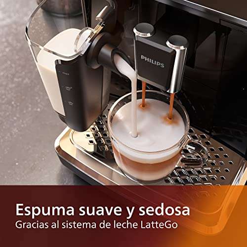 Philips Serie 2200 Cafetera Superautomática - Sistema de Leche LatteGo