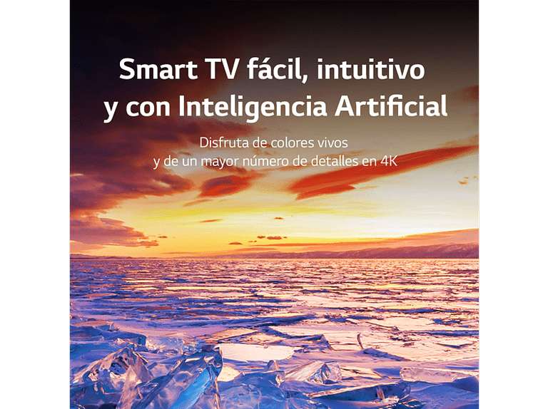 TV LED 65" - LG 65UQ80006LB, UHD 4K, Procesador Inteligente α5 Gen5 AI Processor 4K, Smart TV, DVB-T2 (H.265), Negro