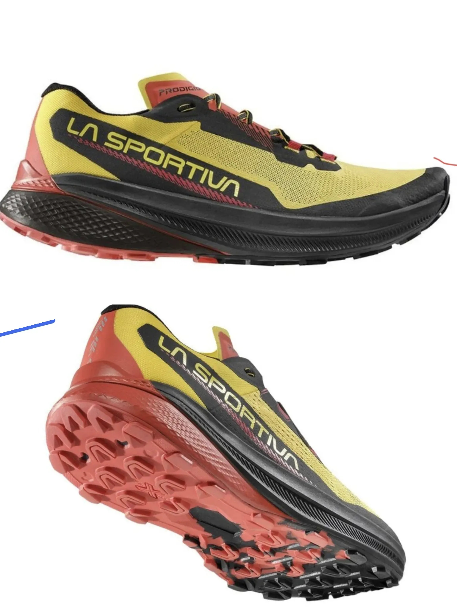 La Sportiva Zapatillas de trail running Prodigio Hombre (Amarillo/Negro)