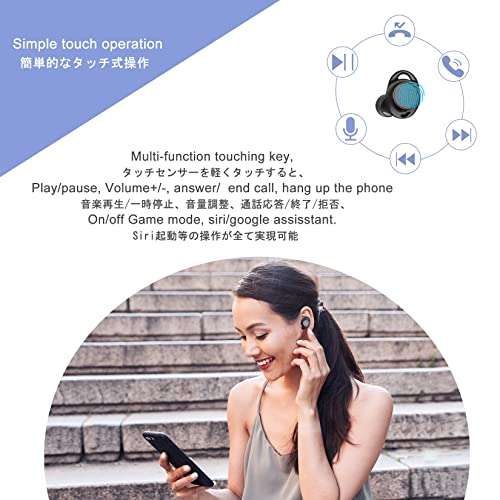 Auriculares Inalámbricos Deportivos Eonobuds3 Bluetooth con Micrófono