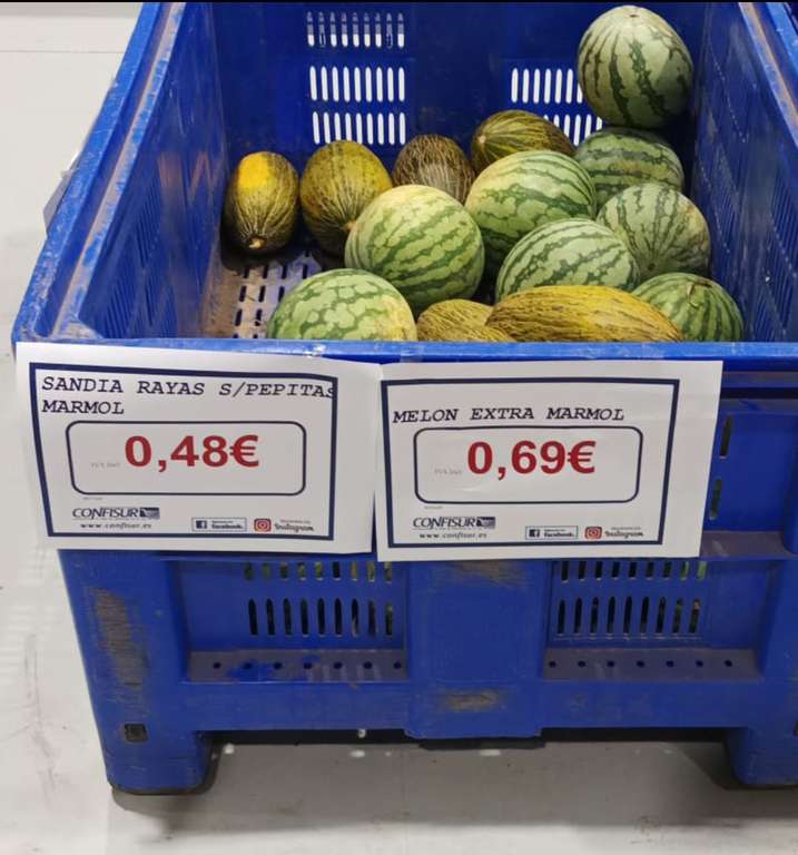 Sandía y Melones en Confisur Córdoba