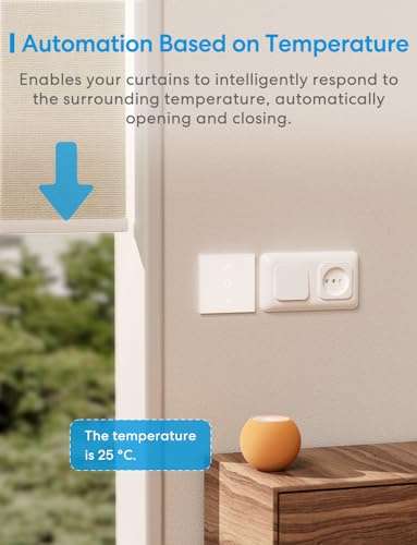 Meross Interruptor de Persianas WiFi, Interruptor de Cortina LED  Inteligentes Paquete de 4 » Chollometro