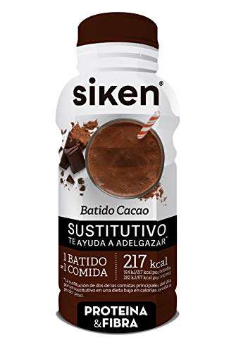 SIKEN Sustitutivo "Ready to Go" - Batido sabor cacao, Listo para tomar, Botella 325 ml., 325 mililitro, 1