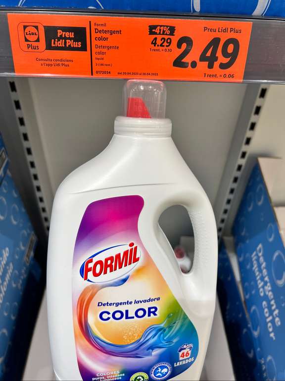 Detergente ropa color LIDL
