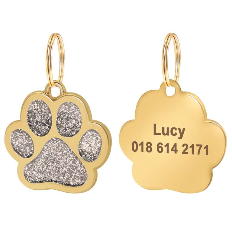 Etiqueta De Perro Grabado Gratis Personalizado Collar De Mascotas Accesorios